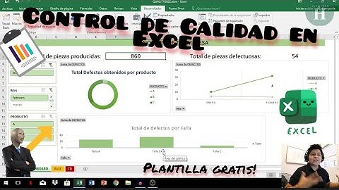 DASHBOARD CONTROL DE CALIDAD EN EXCEL 📊💯 2022 - DESCARGA GRATIS