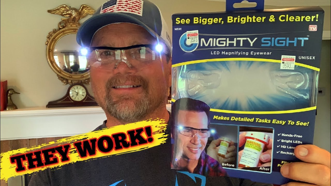 Mighty Sight Glasses ~ Magnifying Glasses with Light 