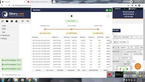 3 Equal Last Digit Binary.com Bot || IQ Bot robot trading|| IQ Option 2021||