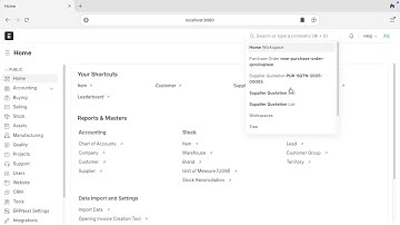 ERPNext:Procure to Pay Quick Overview-04:How to Create Purchase Order from Supplier Quotation