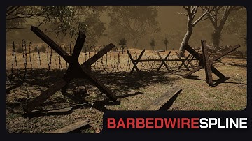Barbed Wire Spline for Unreal Engine 5