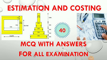 Estimation and costing MCQ with answers for all examination||Telugu civil engineers