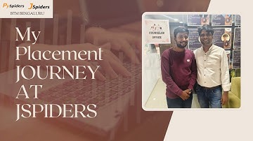 🎉 Gopala Krishna J Secures Trainee Role at JSPIDERS BTM! 🚀