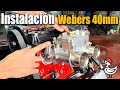 Webers 40mm y múltiple de admisión VW 16v