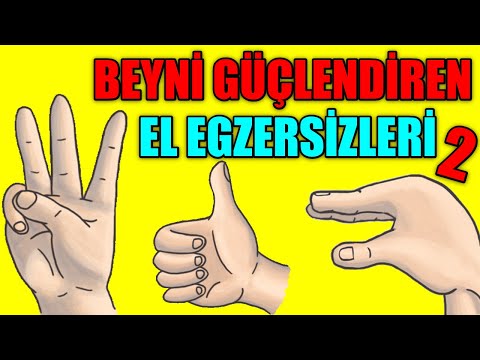 BEYNİ ÇALIŞTIRAN ve ZİHNİ GÜÇLENDİREN EL EGZERSİZLERİ 2- ORTA VE ZOR SEVİYEDE!