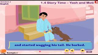 Maharashtra State Board│Std 2│English Medium│English│Chapter 4│Kompkin