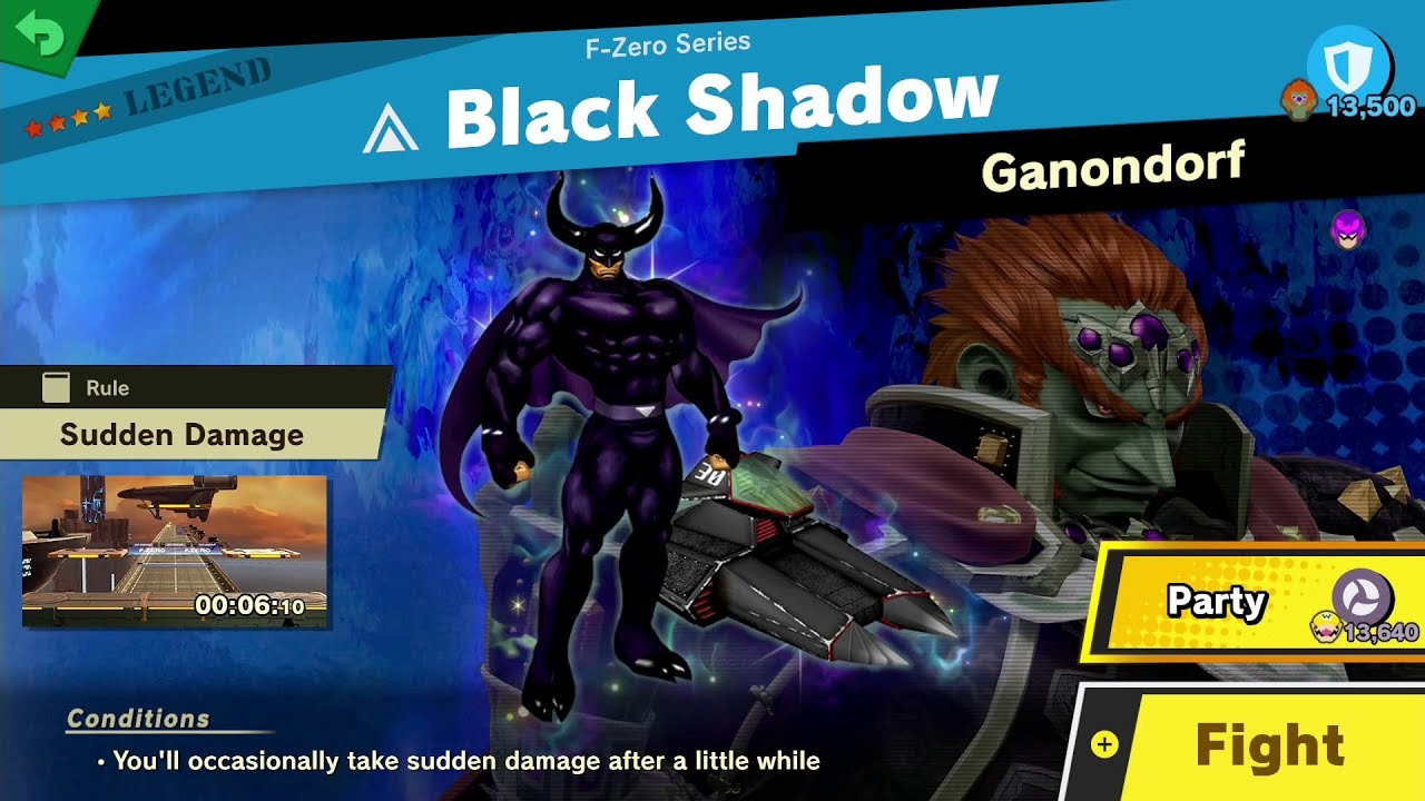 604. Black Shadow - Fair Spirit Battle - Super Smash Bros. Ultimate