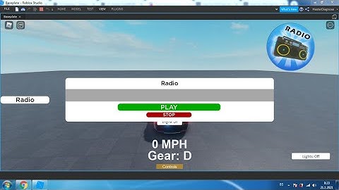 HOW TO MAKE CAR RADIO GAMEPASS I ROBLOX STUDIO
