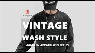 Vintage Washing Process_Clothing Manufacturer