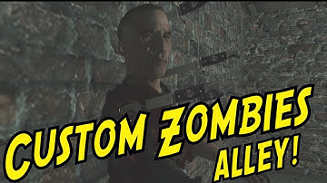 "INTENSE MAP IS INTENSE!" - Custom Zombies "ALLEY" (CoD WaW Custom Zombies)