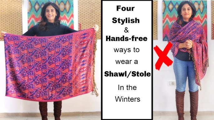 How to wear a Louis Vuitton silk square scarf - tutorial 4 easy