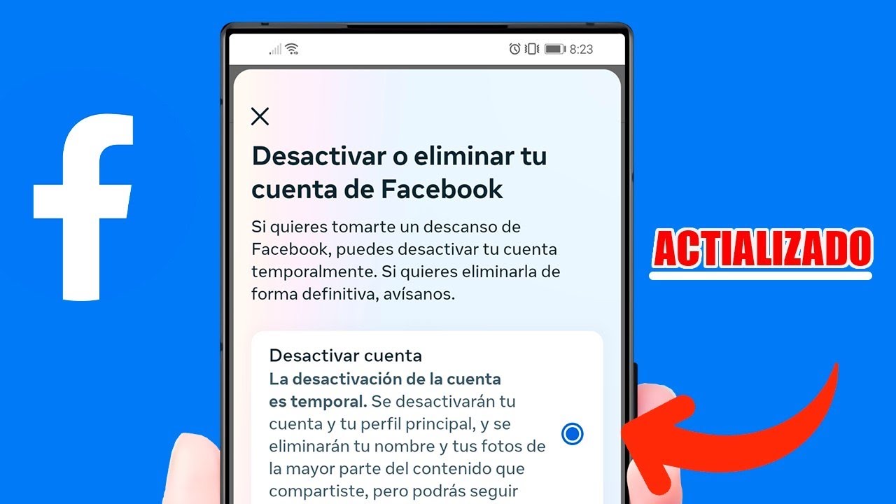 Metodo 2024! Como Desactivar mi cuenta FACEBOOK Temporalmente ️ YouTube