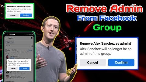 How to remove Admin from Facebook group 2023 || Remove Facebook Group Admin | Change Group Admin