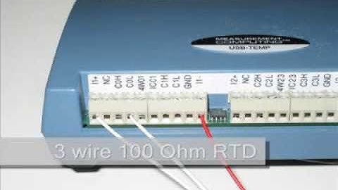 Wie messe ich mit RTDs unter Verwendung von Measurement Computing DAQ-Hardware