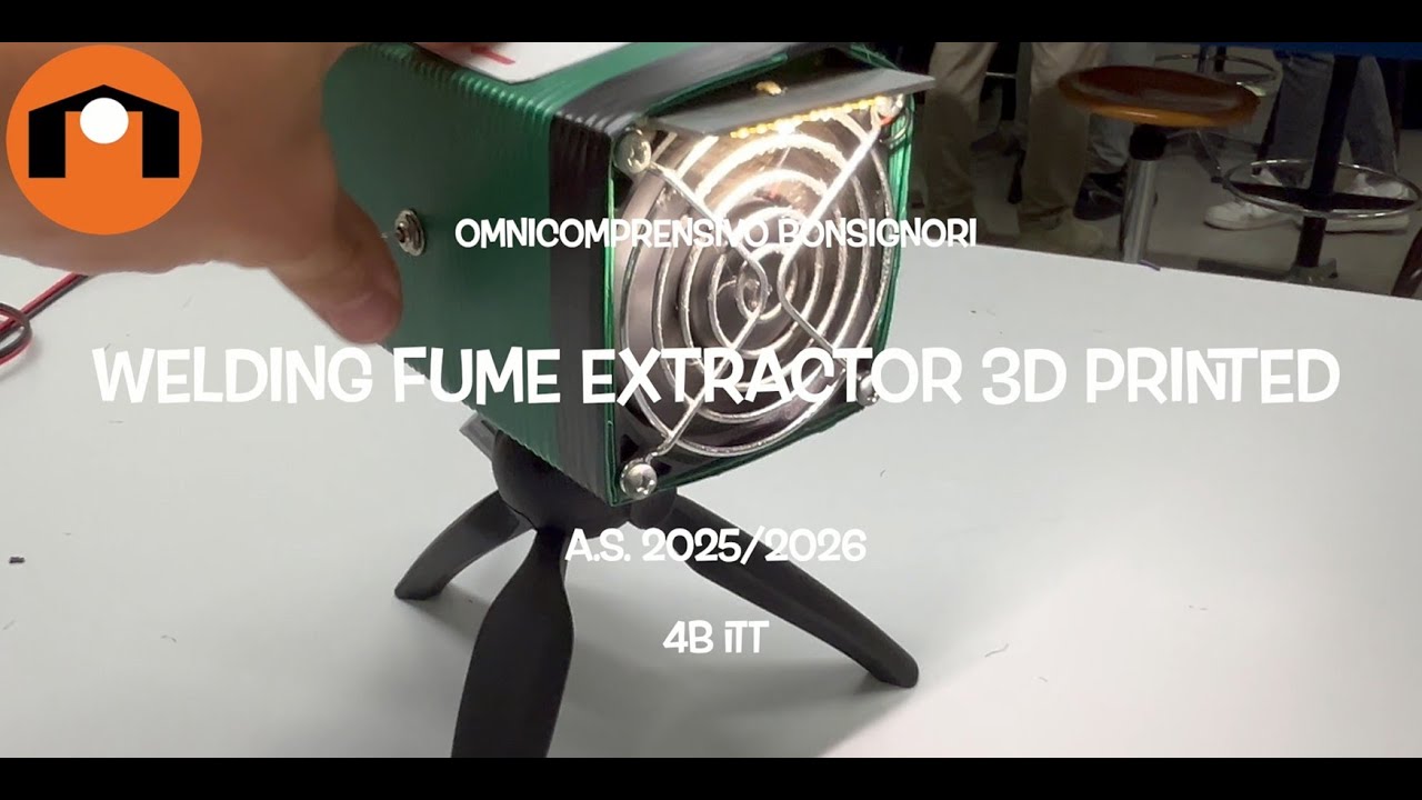 18 Welding fume extractor 3D Printed