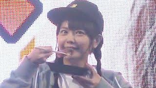 お肉大好き竹達彩奈、「肉フェス」でお肉ほおばる