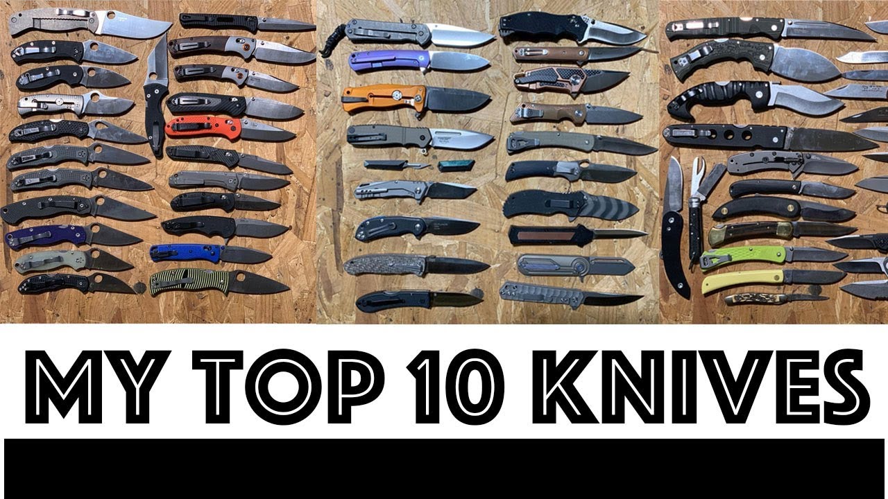 The best of the best. 10 favorite folding knives from my