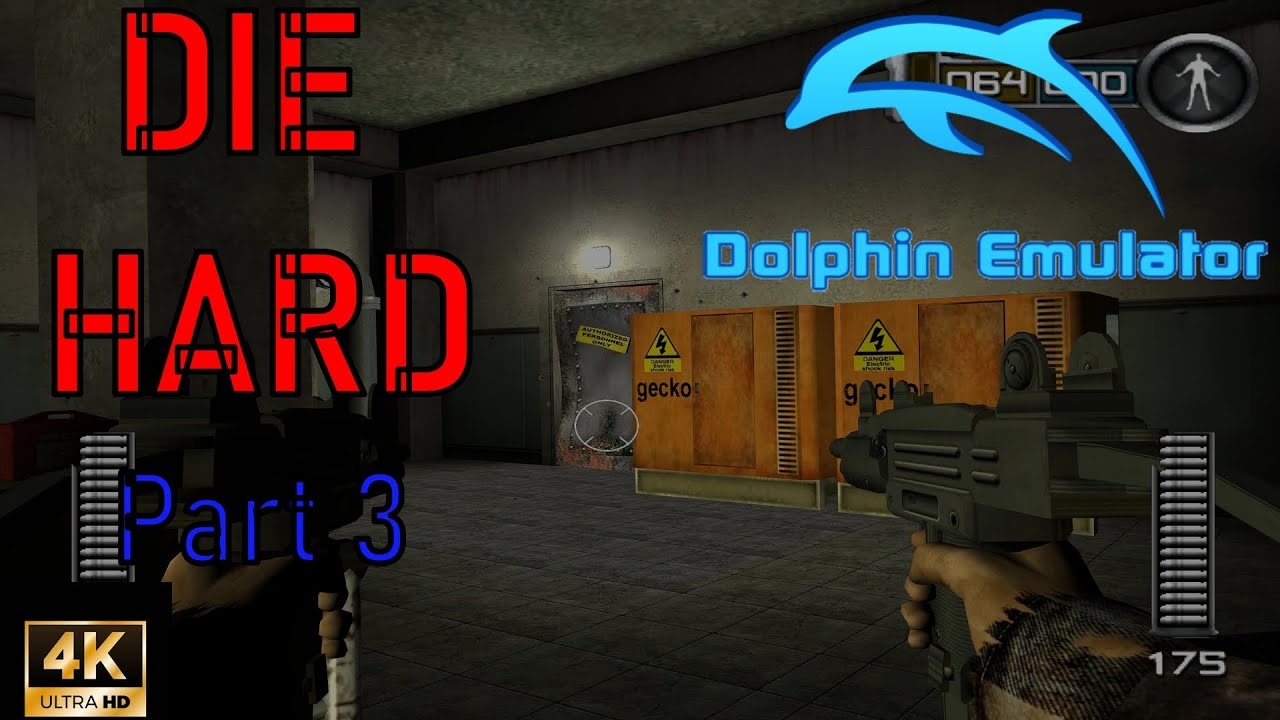 Die Hard: Vendetta - Part 3 Walkthrough - GameCube 4K Ultra HD (DOLPHIN)