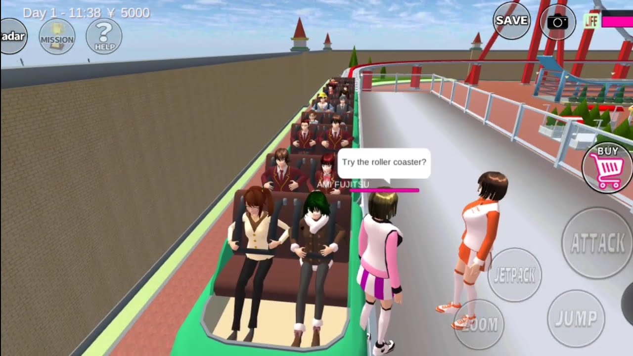 a day in my life Drama Sakura school simulator 