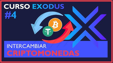 Tutorial iniciación EXODUS #04🪄| Cómo Intercambiar Criptomonedas desde Exodus