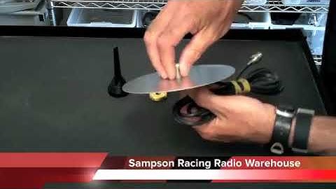 Fiberglass Roof Mount Antenna System  Sampson Racing Radios