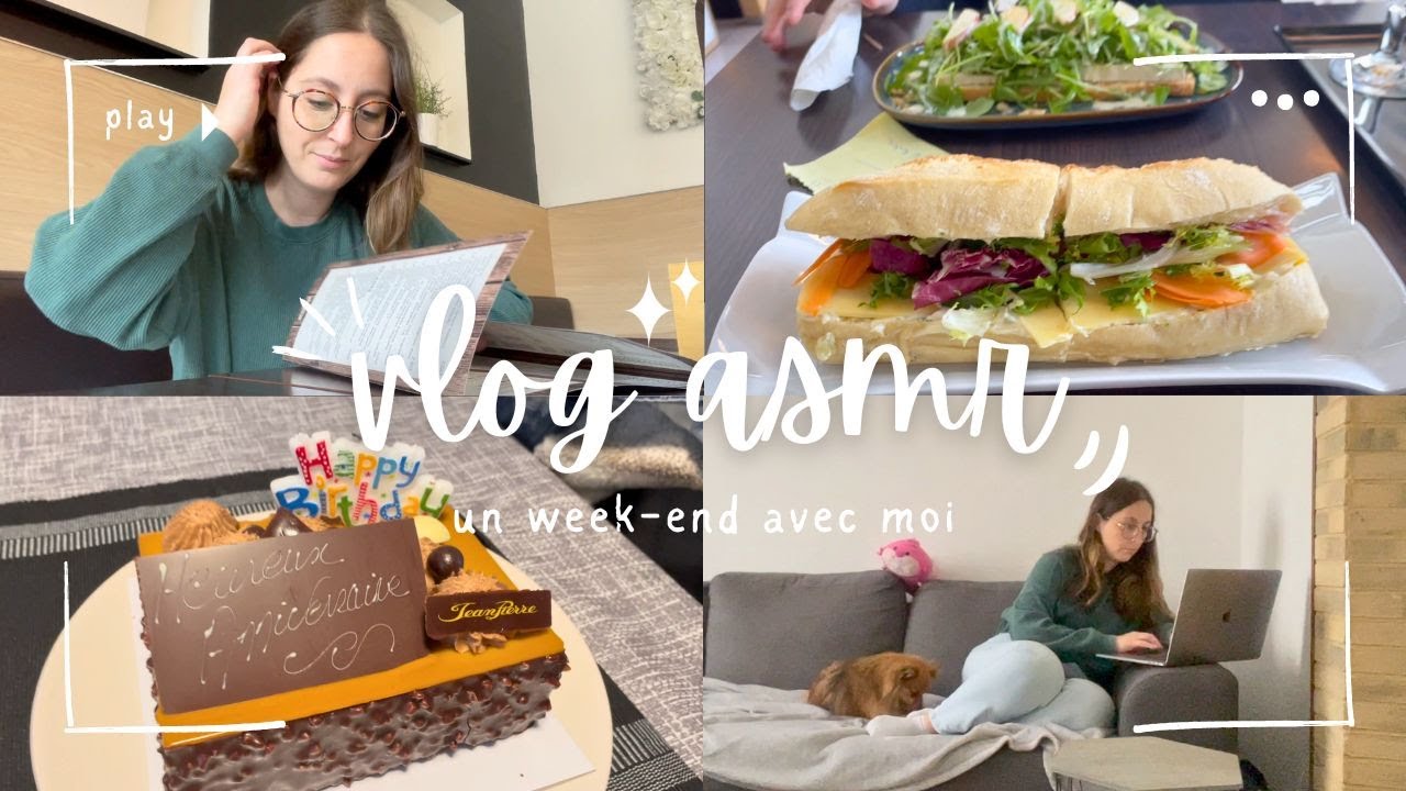 ASMR VLOG - 48H AVEC MOI 💁🏻‍♀️ (week-end complet)