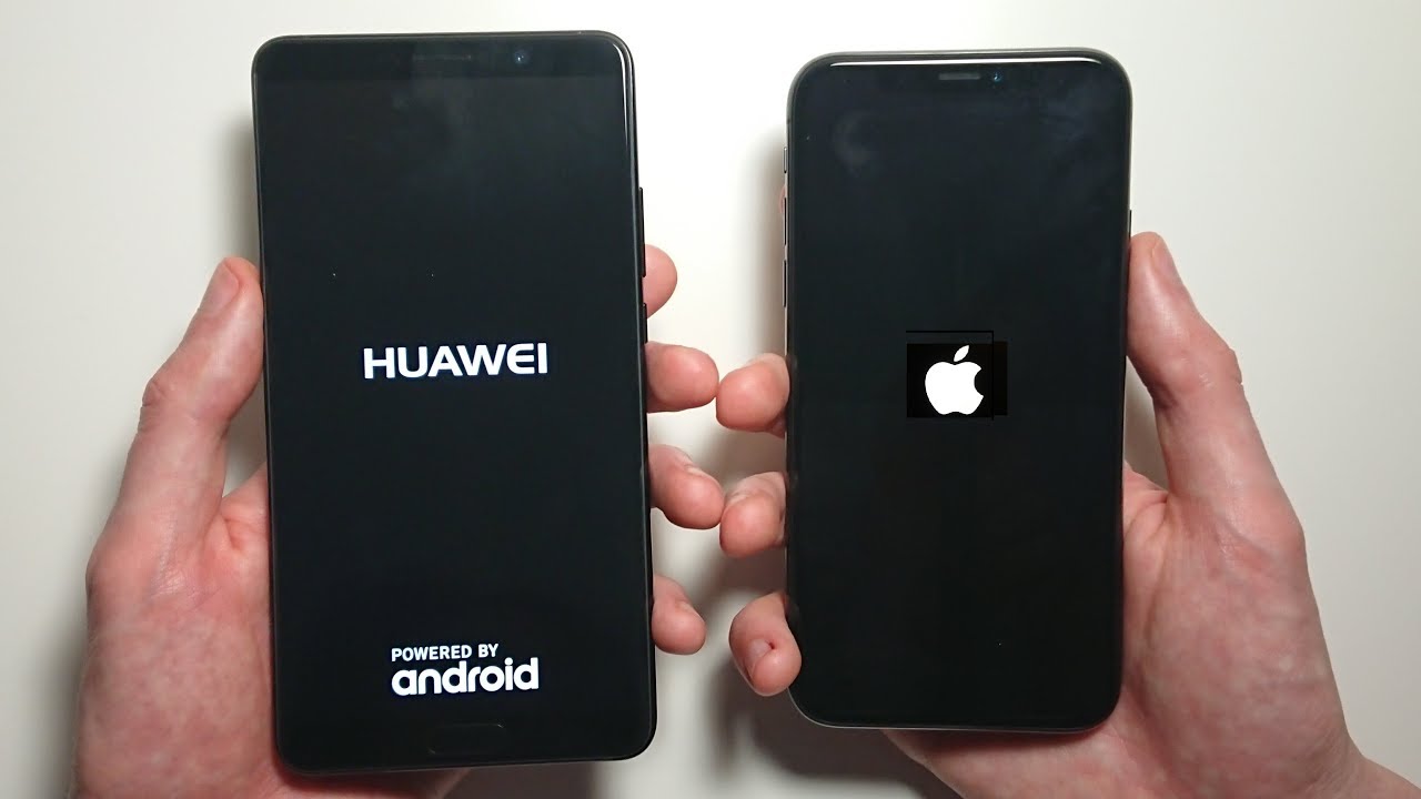 Huawei Mate 10 und iPhone X - Test der Geschwindigkeit und Kamera!