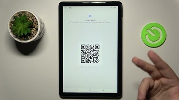 How to Share WiFi Password With QR Code in TCL Tab 10s
