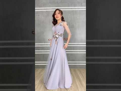 Đầm dạ hội giả áo dài- Tổng hợp các mẫu đi đám cưới sang trọng