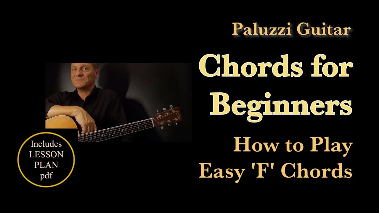 Guitar Lessons for Beginners [How to Play Easy F Chords] - YouTube