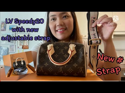 New Louis Vuitton Speedy Bandoulière 20 bag with a adjustable strap 