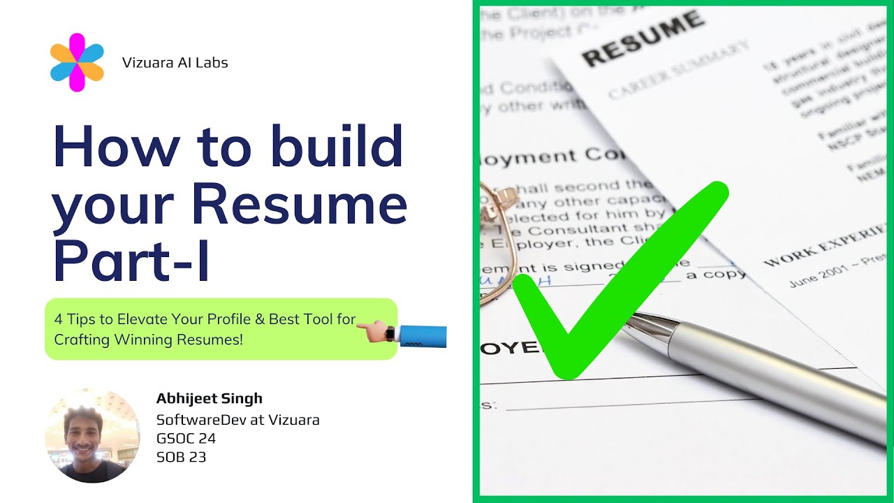 Resume Building Techniques From Expert | 4 Tips to Elevate Your Profile ...