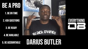 Be A PRO w/ Darius Butler