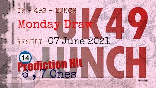 UK49s LUNCH | Math teacher HIT14 & 6.7ones | How to win Jun 08 and result on Jun 07