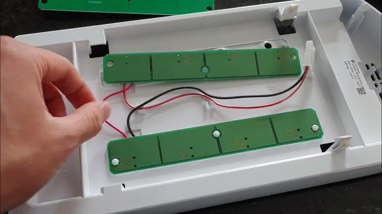 20241026 153811 replace LED light module on Whirlpool fridge WRX735SDHZ