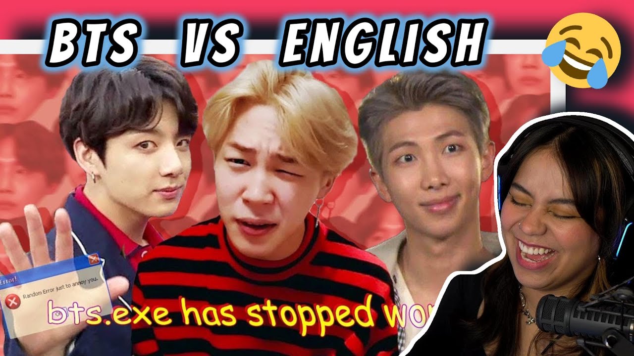 BTS vs the english language REACTION