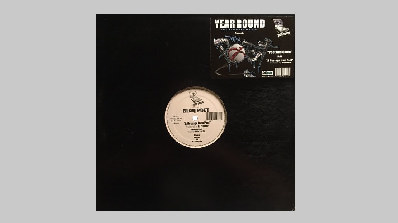 Blaq Poet - Poet Has Come (+ Instrumental) - 2003 Year Round 