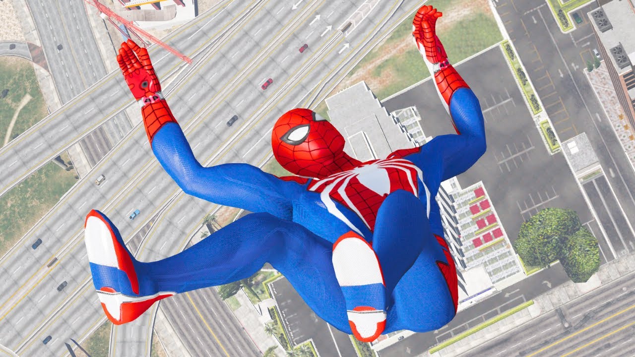 GTA 5 Spider-Man Crazy Jumps & Funny Ragdoll Fails | Euphoria Physics Compilation #26