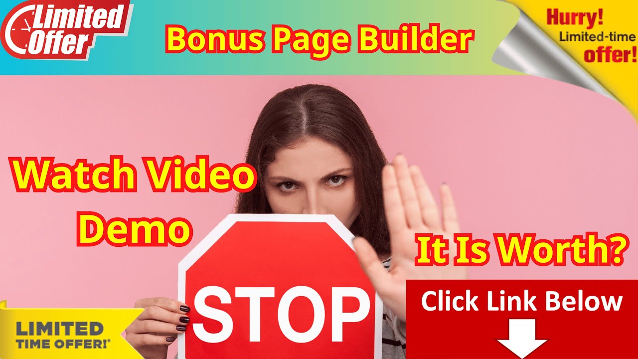 Bonus Page Builder AI Demo - Review - OTO/Upsell - Coupon - Best Bonus