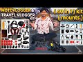 "Low Budget" Motovlogging Setup 😎 | 40 in 1 "Action Camera Kit" Full Review & Use (must watch 👀✅️)