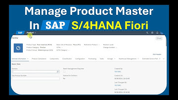 SAP S/4HANA Fiori Manage Product Master (F1602) – Step-by-Step Guide