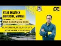 Atlas skilltech university mumbai  mba 2024  placements review admission strengths