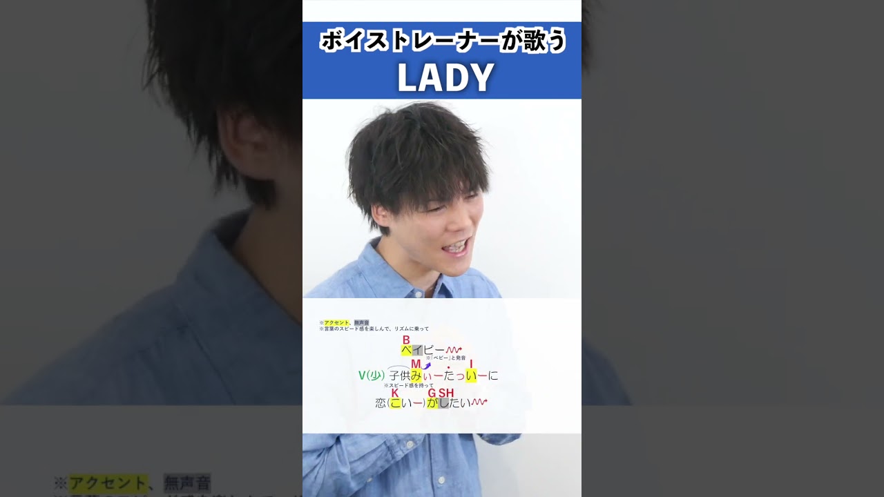 【ボイストレーナーが歌う】LADY / 米津玄師【シアーミュージック岡山校 ハラソウ】#shorts