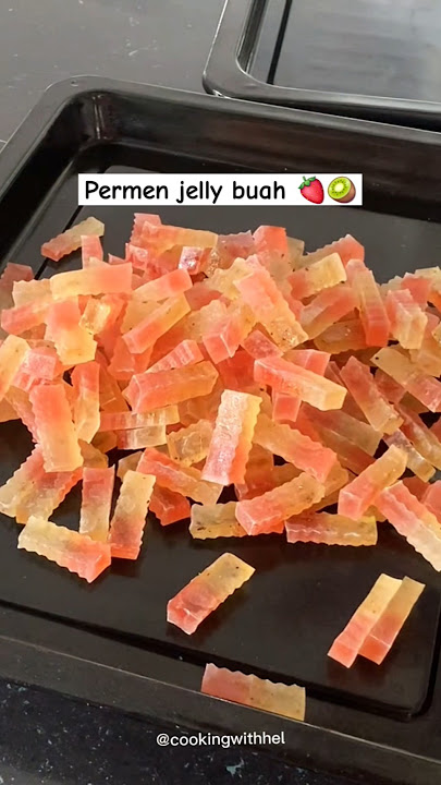 Permen jelly buah buat isi toples lebaran. resep klik ▶️☝️