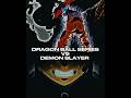 DRAGON BALL VS DEMON SLAYER WHICH IS BETTER ? GOKU🆚TANJIRO #dbzgoku #dragonball #demonslayer #viral