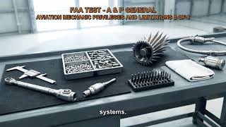 FAA TEST - A & P GENERAL - AVIATION MECHANIC PRIVILEGES AND LIMITATIONS Q8543, Q8544, Q8545 (8-8)