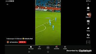 Trabzonspor 4-0 Monaco maçtaki goller