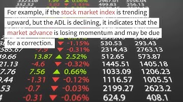 Advance Decline Line (ADL)