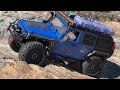 RC : Jeep Wrangler Rubicon JK Slow Rock Trail.(SCX10 II Clone)