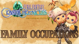 Final Fantasy Crystal Chronicles - Family Occupations